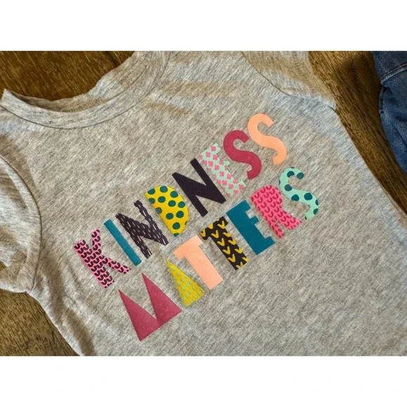 Baby Girl 12 Months Summer Clothes Skort Tutu Shirts Lot Bundle Outfits Kindness - Picture 14 of 16